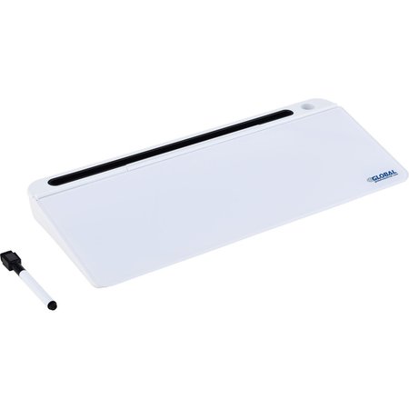 GLOBAL INDUSTRIAL Dry Erase Glass Computer Desk Pad, 18W x 6D x 4H 695785